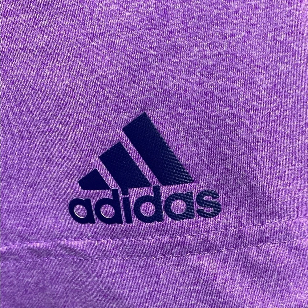Adidas Men's Purple Golf Polo Shirt Size Medium